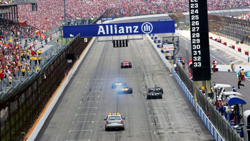 The start of the 2005 US GP